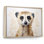 Minimalisme Meercat Portrait sur toile