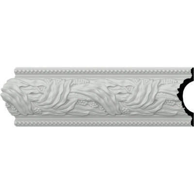 Rail pour chaise Endurathane Harvest, H 5 7/8 po x P 1 3/4 po x L 94 1/2 po, (répétition 7 7/8 po), apprêté en usine (paquet de 2)