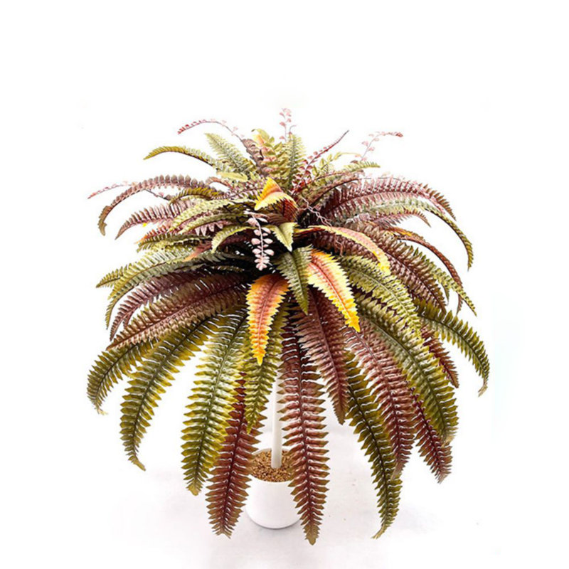 Bouquet de fougères artificielles pour l'extérieur, H 35,4 po x l 43,3 po x P 43,3 po