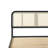 Blomquist Solid Wood Platform Bed with Rattan Inset Headboard-91924902-91949587
