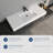 47" Wall Mounted Solid Surface Bathroom Sink-108486638
