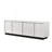 Matilda 70.5" White Finish TV Stand With Drawers