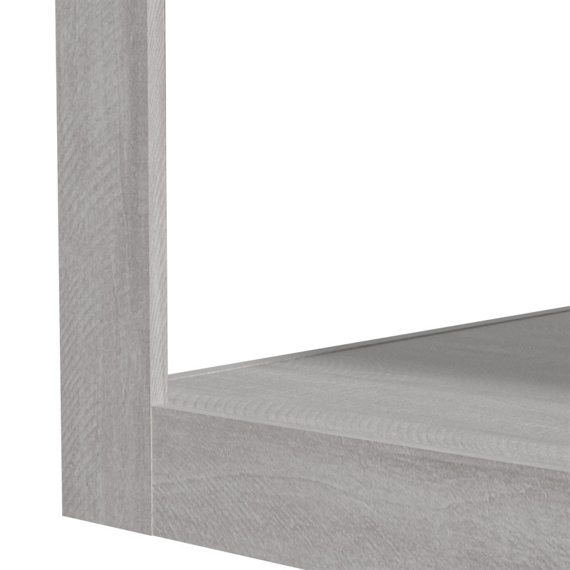 Allysyn Contemporary 31.5" Square Coffee Table, Gray