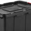 Sterilite Durable Rugged Industrial Tote with Red Latches-98363237-98363235