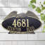 Eagle 2-Line Wall Address Plaque-630309476-630309481