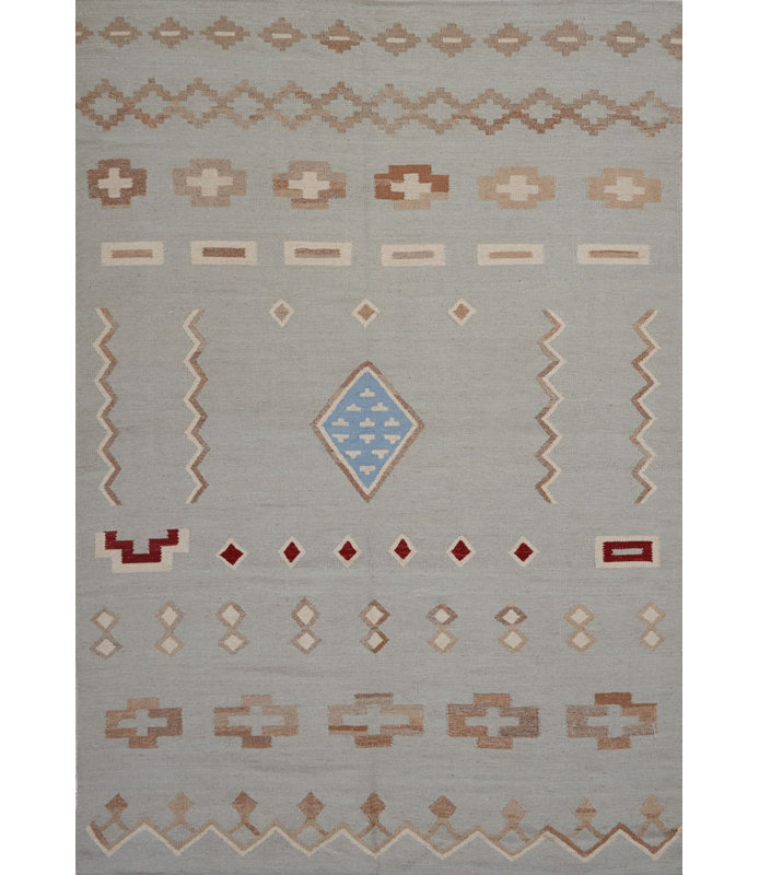 Southwestern Area Rug in Gray/Brown