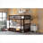 Space-Saving Twin Over Twin Solid Wood Bunk Bed Warm Brown With Side Ladder And Two Under-Bed Storage Drawers-129385652-129385649