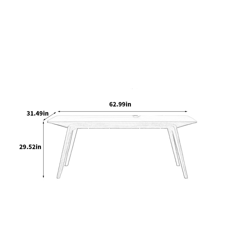 Alaraph, 29.52"H x 62.99"L x 31.49"W