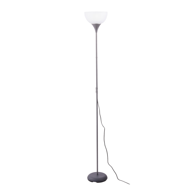 178cm Polished Torchiere Floor Lamp