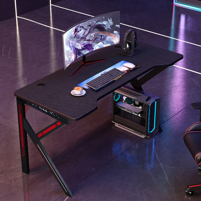Standing Desk, Black/Red