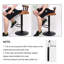 Swivel Upholstered Adjustable Height Counter Stool