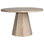 Jansen 48-Inch Round Reclaimed Pine Light Wash Pedestal Dining Table