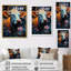 «Fantasy Cow In Enchanted Land», reproduction d'art sur toile-256198165-256198173