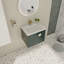 Meuble-lavabo 24 po avec lavabo, pour petite salle de bain, meuble-lavabo avec porte à fermeture en douceur-47874601