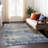 Machine Washable Indoor/Outdoor Cicel ACN1217 Denim Rug-100476239