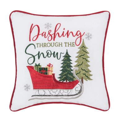 Dashing Through The Snow Pillow