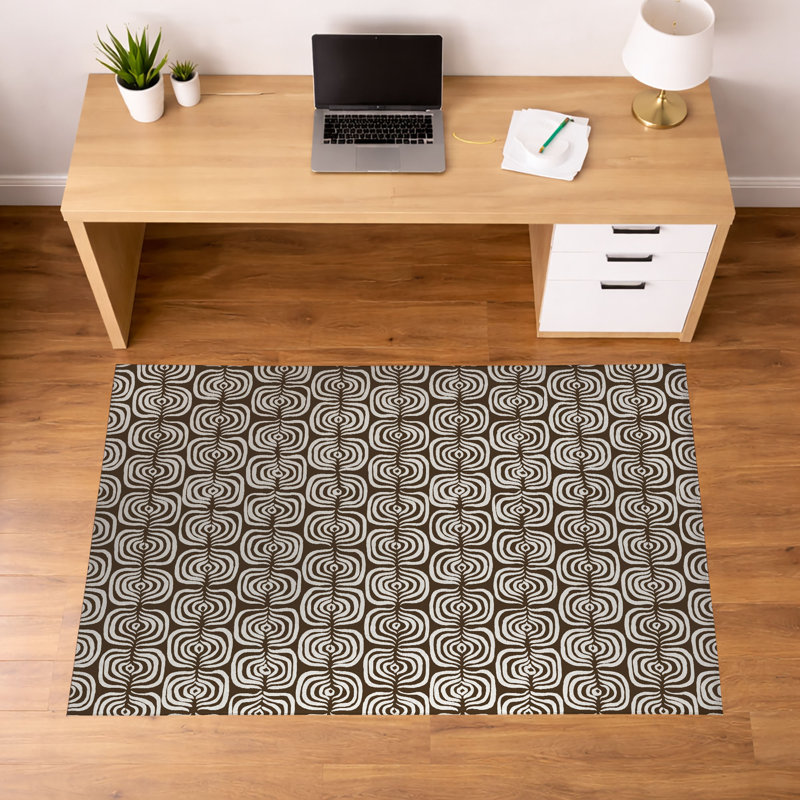 Tapis de bureau léger The Way, 72" W x 48" D, Mocha Brown