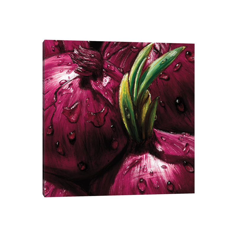 Onions by AlmaCh - Wrapped Canvas Painting, 93.98cm H x 93.98cm W x 1.91cm D