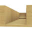 Queue de chevron Alpine Woodgrain TimberThane, brun clair apprêté-88141191