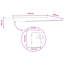 VidaXL 450cm W x 300cm D Polyester Cover Retractable Patio Awning
