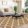 Geometric Trellis Indoor Area Rug