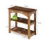 Solid Wood End Table-401060897