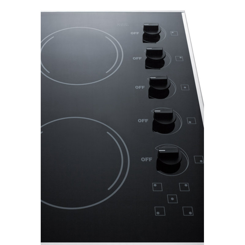 Summit Appliance 24" Electric Cooktop, Black