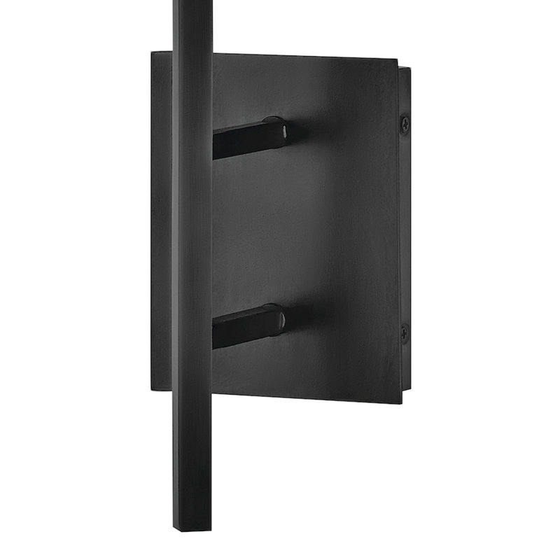 Applique murale en acier FENWICK, Noir