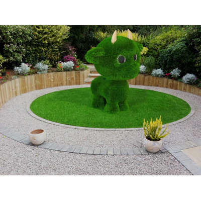 Outdoor Cartoon Goat Topiary Green Figures
