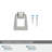 Blackrock 1-13/16 inch (46mm) Length Satin Nickel Pendant Cabinet Pull-12019137