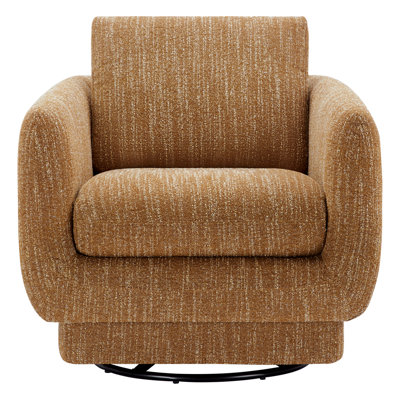 Ramel Upholstered Swivel Armchair