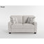 Causeuse en chenille moderne et contemporaine de 59,5 po avec structure en contreplaqué durable et rembourrage en mousse confortable sur ressorts Levid-587890431