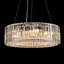 6- Light Modern Mid-Century Luxury Round Crystal Chandelier Chrome Drum Crystal Pendant Living Room-1231904919-1231904918