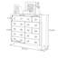 Buffet moderne 2 tiroirs 2 portes-110494411