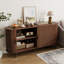 Buffet en bois Jamyia avec 2 portes et tablettes réglables -611288076-611288077