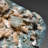 Calcite and Stilbite on Apophyllite