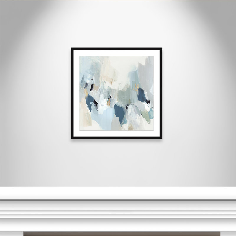 Little Talks " Little Talks III " by Isabelle Z, Black Picture Frame Paper, 27.5" H x 27.5" W x 1.25" D, White