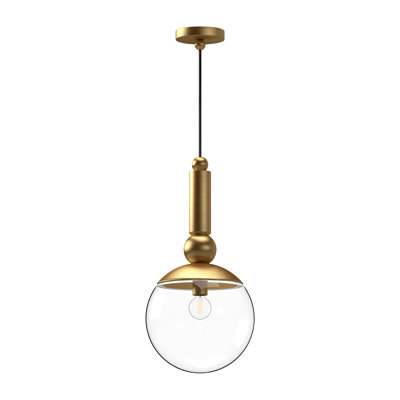 Luminaire suspendu sphère 1 lumière Delilah