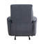 Fauteuil inclinable électrique berçant moderne en velours gris foncé-272262762