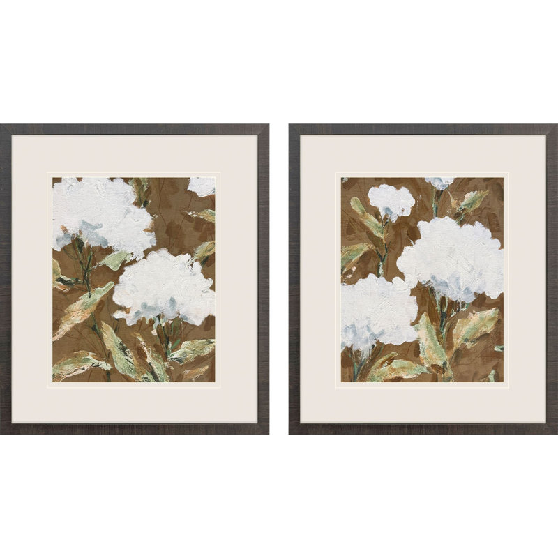 Blooms in Chocolate Framed Art