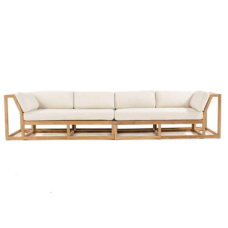 Westminster Teak Outdoor 4 - Seat Patio Sectional