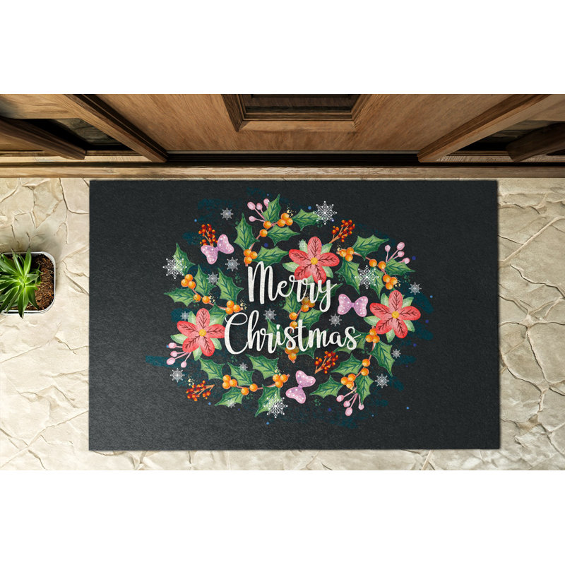 Non-Slip Christmas Outdoor Doormat