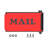 Professional Mailbox Flag, Galvanized Steel Universal Outgoing Matte Mailbox Replacement Flag Kit Upgraded Sinking-Fixed Design For All Other Surface Rust Resistant Mailbox Flag,Black And Red, 7 X 2.5 X 0.5 Inches