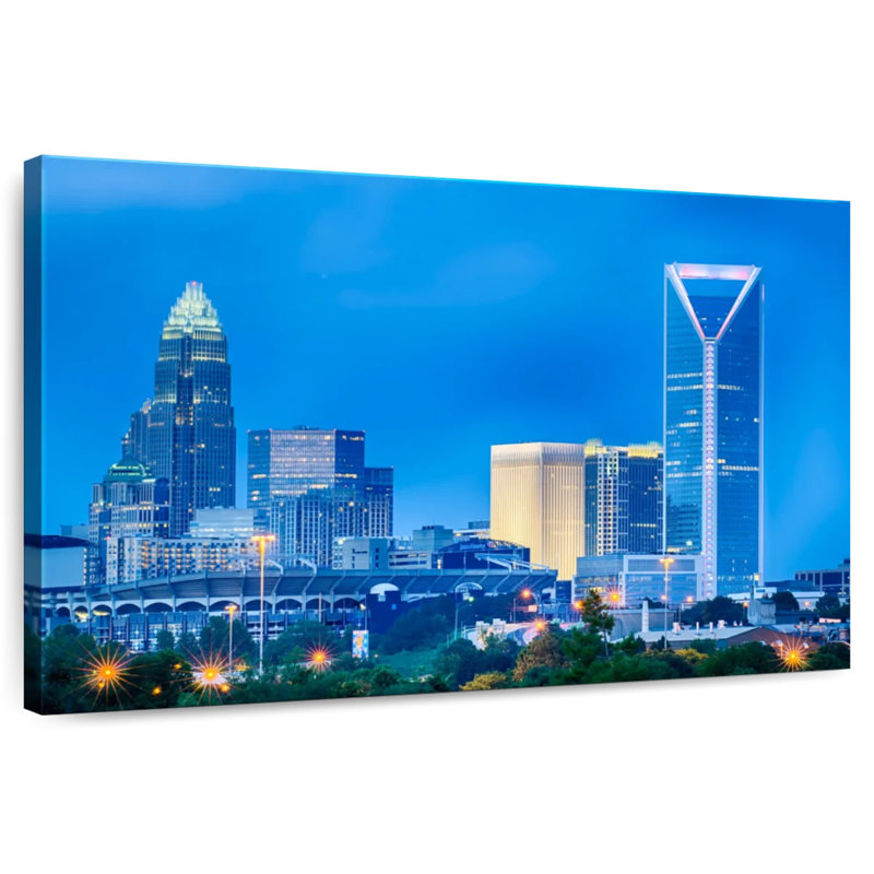 Kavia Charlotte City Skyline, 20" H x 30" W