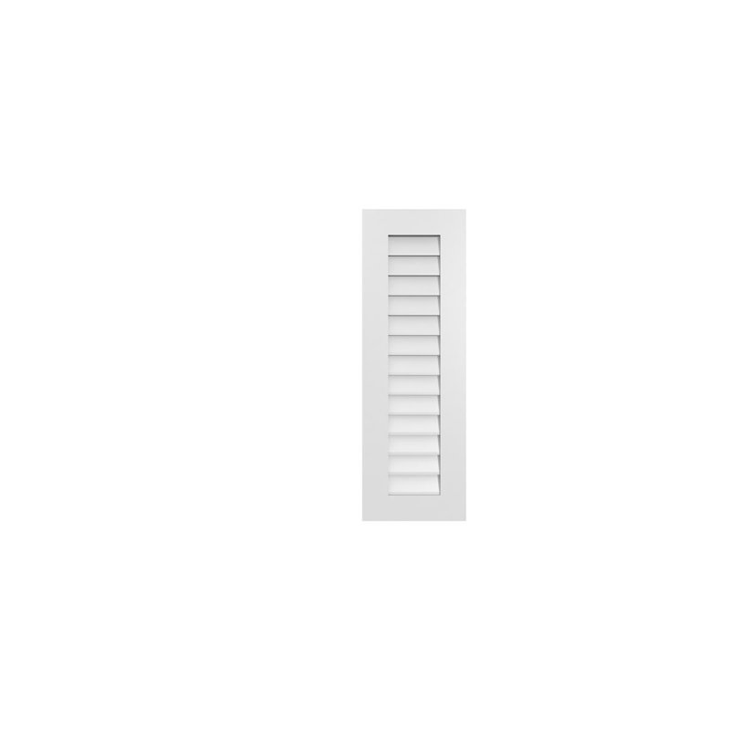 Vent à pignon rectangulaire en uréthane non-fonctionnel, H 42 po x l 14 po x P 1 po