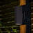 Alvisa Outdoor Wall Light in 2 Lights Dusk to Dawn with Aluminum-490010249
