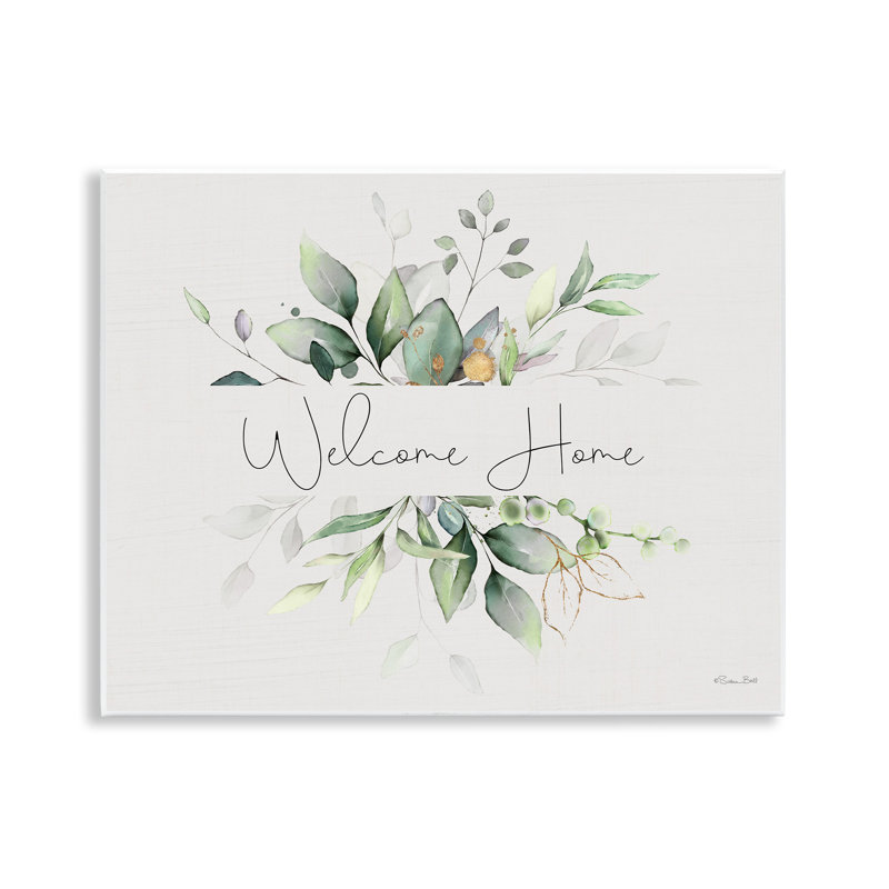 «Soft Leaves Welcome» par Susan Ball