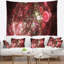 Tapisserie à bulles sphérique rouge abstract-28494803