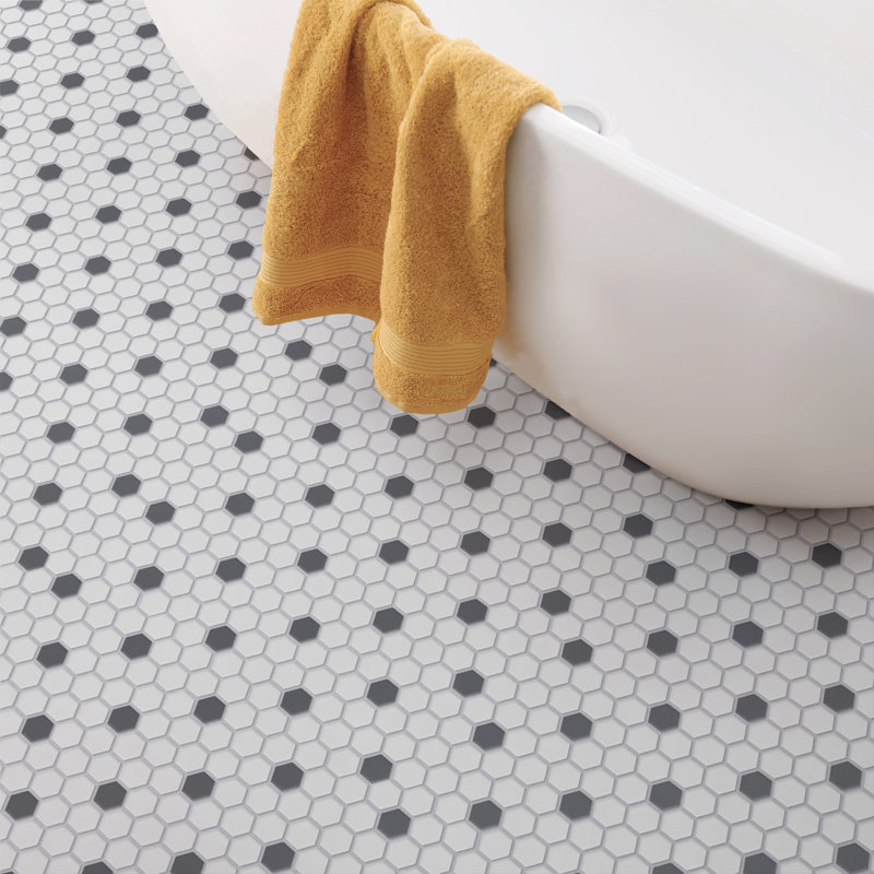 Gotham Hexagon 1" x 1" Porcelain Mosaic Tile