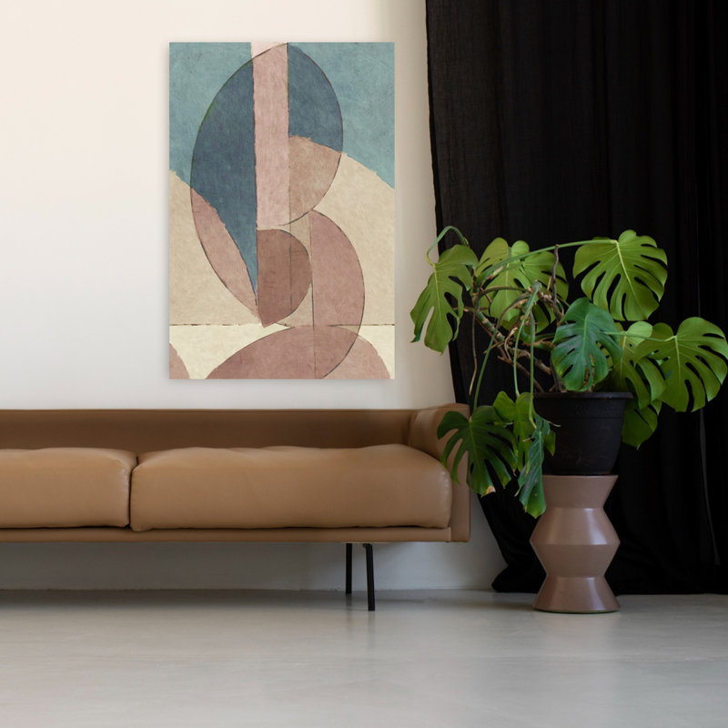 Art contemporain contemporain abstrait, H 48 po x l 32 po
